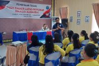 Satresnarkoba Polres Kukar Gelar Penyuluhan Bahaya Narkoba di Lapas Perempuan Tenggarong