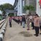 Polres Kukar Gelar Apel Pengamanan Penutupan Erau Adat Pelas Benua 2025