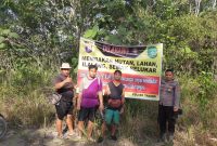 Cegah Karhutla, Polsek Tabang Ajak Warga Peduli Lingkungan Lewat Kegiatan Binluh