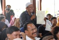 Dampingi Menko AHY Serahkan Sertipikat di Gunungkidul, Wamen Ossy: Ini Wujud Nyata Kolaborasi