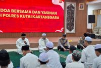 Polres Kutai Kartanegara Gelar Pengajian, Doa Bersama, dan Yasinan untuk Tingkatkan Keimanan dan Kebersamaan