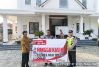 PELAKSANAAN PENGAMANAN GEREJA TRINITAS BANGUN SARI DI KEC. BUAY MADANG TIMUR KAB. OKU TIMUR DALAM RANGKA IBADAH MINGGU KASIH TAHUN 2025
