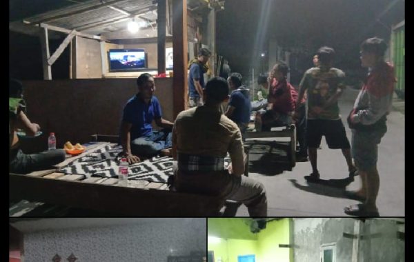 Kekompakan Warga Dusun 1 & 4 Desa Samudra Jaya Dalam Kegiatan Siskamling Membuat Nyaman Masyarakat Dan Para Pengguna Jalan.
