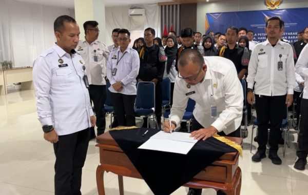 Teguhkan Integritas, Lapas Cilegon Ikuti Penandatanganan Komitmen Bersama Petugas Pemasyarakatan