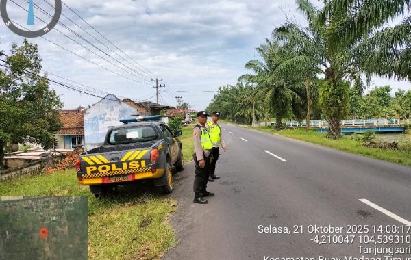 Polsek Buay Madang Timur Gencarkan Patroli Siang Hari, Antisipasi Kejahatan di Kawasan Pemukiman