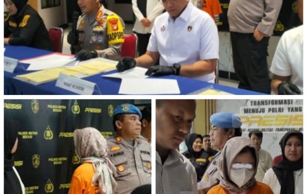 Wanita Di Bekasi Pelaku Penipuan 58 Orang Modus Jual Beli Tanah Kavling Di Tangkap Polisi ,Kerugian Para Korban Capai 3 M