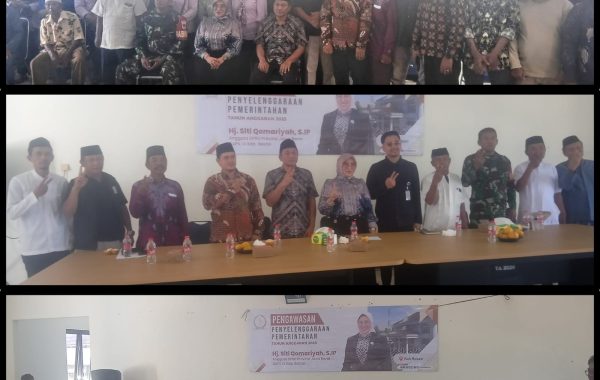 Hj.Siti Qomariyah.S.IP Gelar Kegiatan Pengawasan Penyelenggaraan Pemerintahan Tahun 2025 Di Desa Samudra Jaya ,Tarumajaya