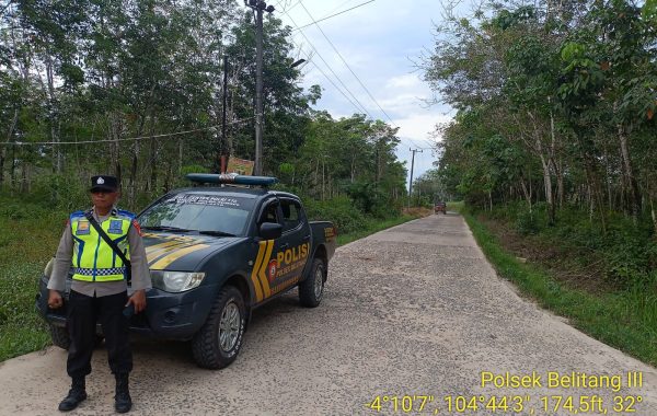 Antisipasi 3C Polsek Belitang III laksanakan Patroli Hunting Di Wilayah Rawan