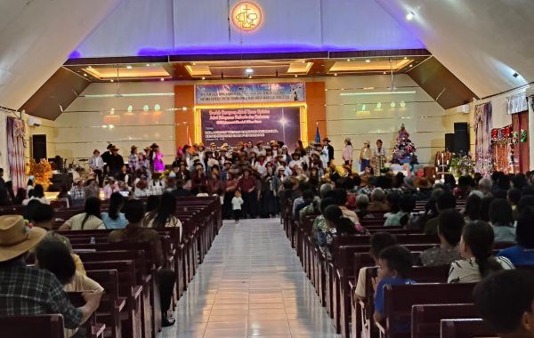 Polsek Tabang Amankan Perayaan Natal Jemaat GKII Elsadai Ritan Baru