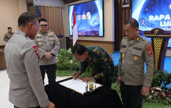 Polda Kaltim Gelar RALB Primkoppol Tahun 2026, Ditandai Dengan Pergantian Ketua Yang Baru