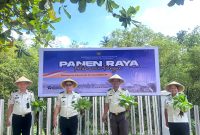 Lembaga Pemasyarakatan Kelas IIB Bitung Turut Berpartisipasi Dalam kegiatan Panen Raya Serentak Kementerian Imigrasi dan Pemasyarakatan